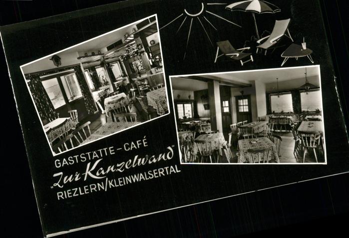 Riezlern Kleinwalsertal Vorarlberg Gaststätte Cafe Zur Kanzelwand