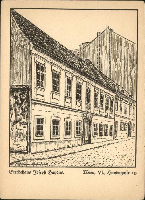 WIEN AT Sterbehaus Joseph Handus
