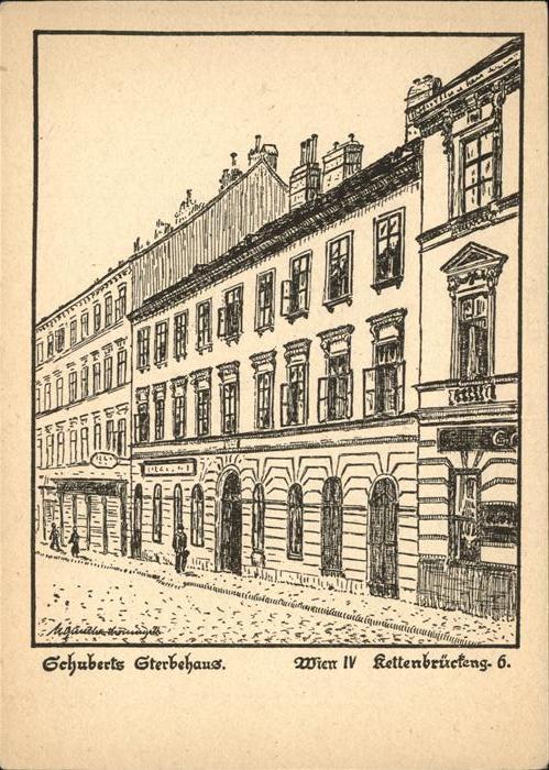 Wien Schuberts Sterbehaus