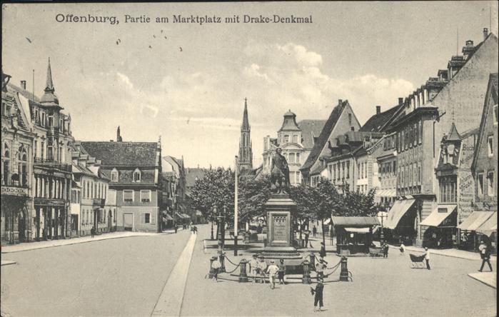 Offenburg Partie Marktplatz
Drake Denkmal