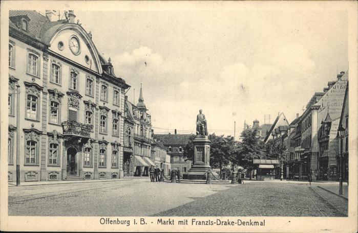 Offenburg Markt
Franzis Drake Denkmal
