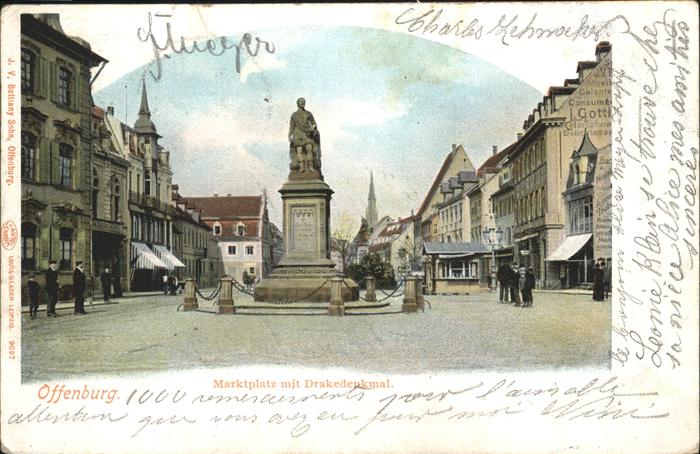 Offenburg Marktplatz
Drake Denkmal