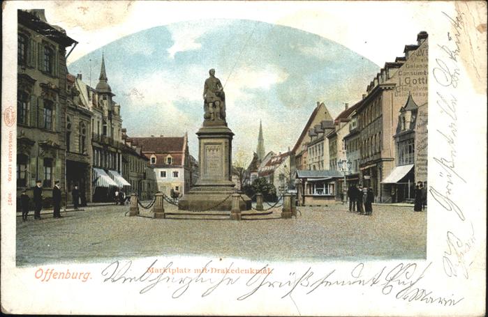 Offenburg Marktplatz
Drake Denkmal