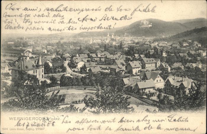 Wernigerode Harz Gesamtansicht