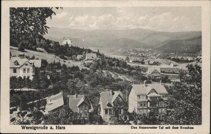 Wernigerode Harz Hasseroder Tal
Brocken