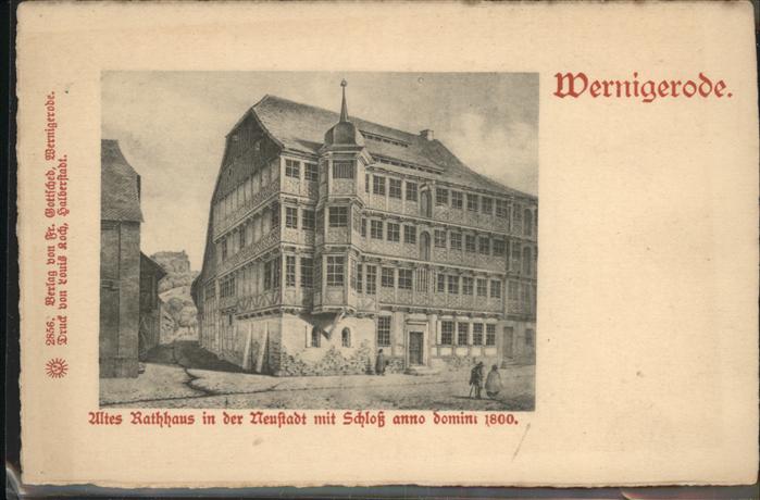 Wernigerode Harz Rathaus