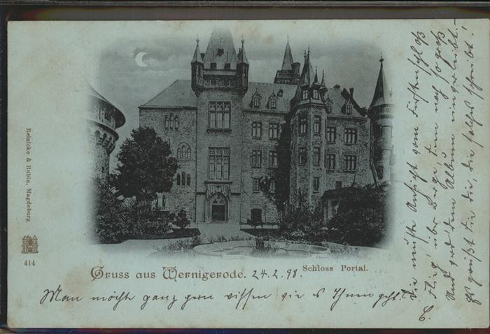 Wernigerode Harz Schloss Portal