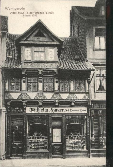 Wernigerode Harz Altes Haus 
Breitenstraße