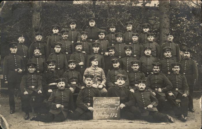 Offenburg Soldaten
Infantrieregiment 172
Gesang