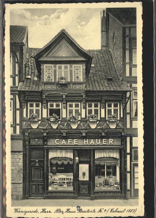 Wernigerode Harz Cafe Hauer
Altes Haus Breitestr. 4