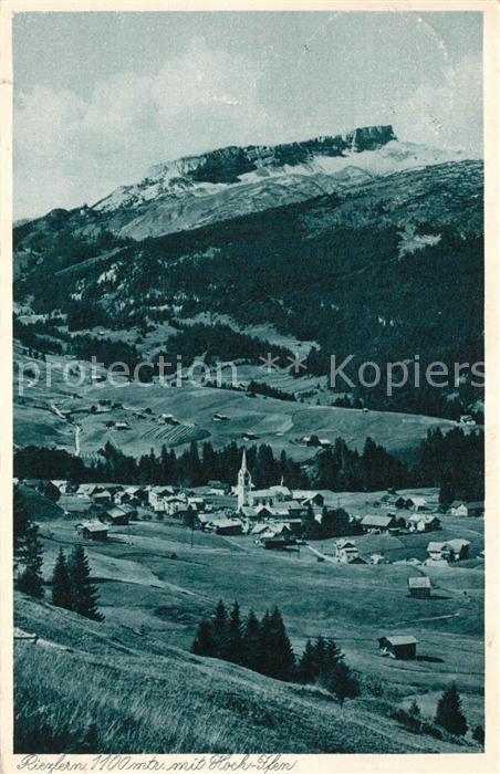 Riezlern Kleinwalsertal Vorarlberg mit Hoch Ifen