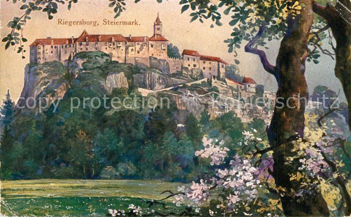 Riegersburg K?nstlerkarte Franz Knollm?ller