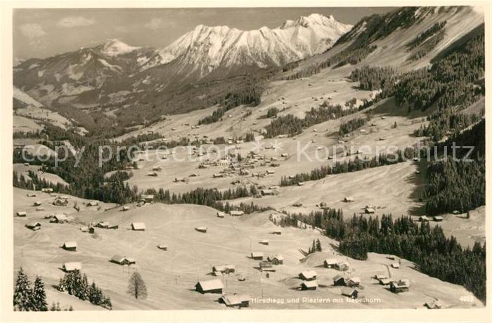 Hirschegg Kleinwalsertal Vorarlberg mit Riezlern und Nebelhorn