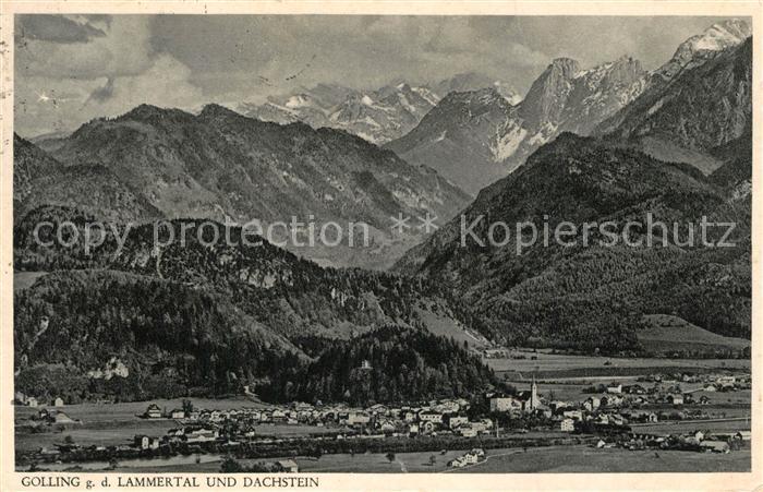 Golling Salzach mit Lammertal und Dachstein