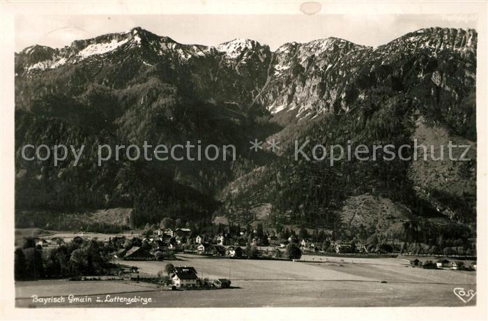Bayrisch Gmain Tirol mit Lattengebirge