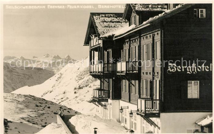 Ebensee Oberoesterreich Feuerkogel Berghotel