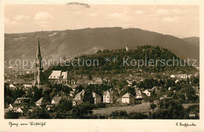 Graz Steiermark Blick vom Luftbuehel
