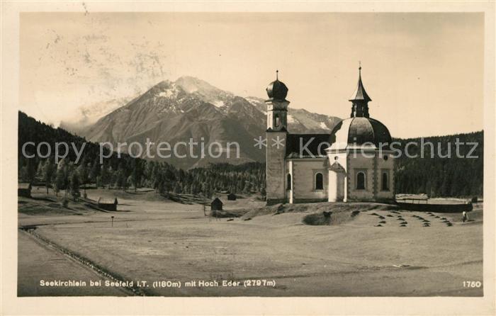 Seefeld Tirol Seekirchlein mit Hocheder