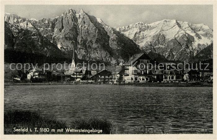 Seefeld Tirol mit Wettersteingebirge