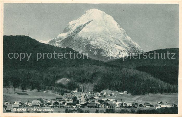 Seefeld Tirol mit Hohe Munde