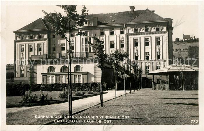 Bad Schallerbach Kurhaus der Krankenkassenverbaende oesterreichs