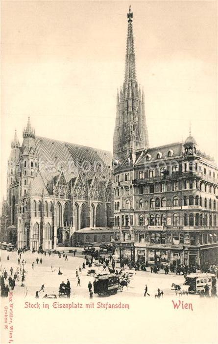 Wien Stock im Eisenplatz mit Stefansdom
