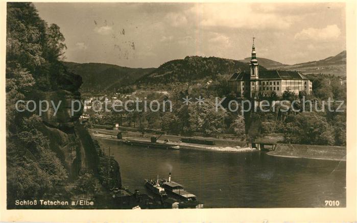 Tetschen-Bodenbach Boehmen Elbepartie NZ4