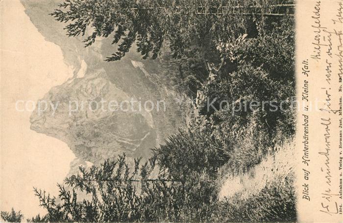 Hinterbaerenbad Kleine Halt Panorama