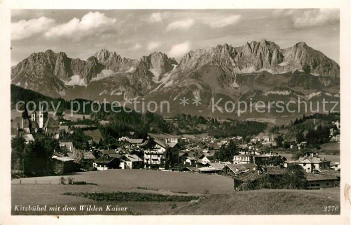 Kitzbuehel Tirol Panorama Wilder Kaiser