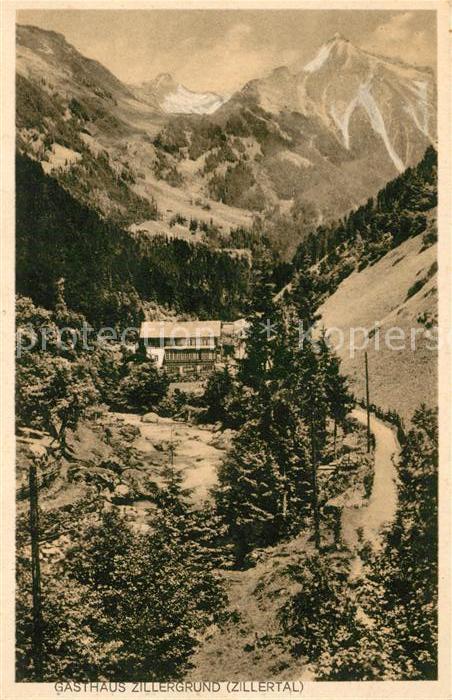 Zillertal Tirol Gasthaus Zillergrund