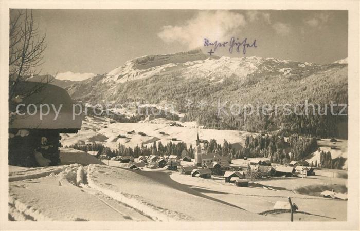 Riezlern Kleinwalsertal Vorarlberg Winterlandschaft