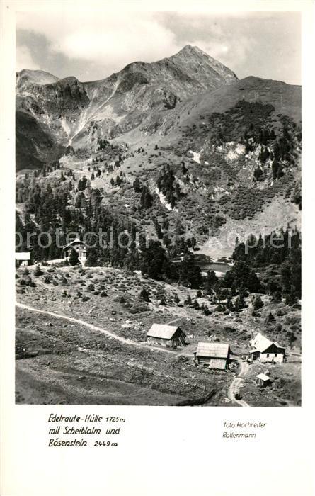 Edelrautehuette Scheiblalm Boesenstein