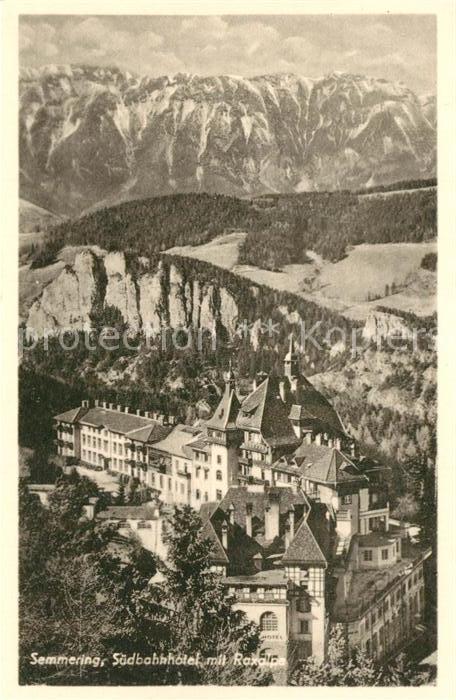 Semmering Niederoesterreich Suedbahnhotel Raxalpe