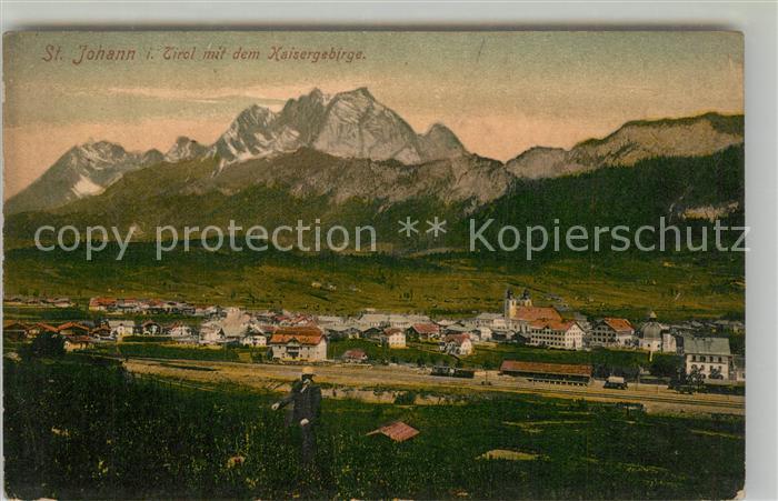 St Johann Tirol Panorama Kaisergebirge
