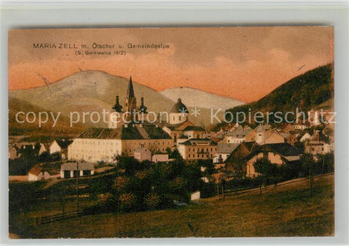 Mariazell Steiermark Panorama oetscher Gemeindealpe