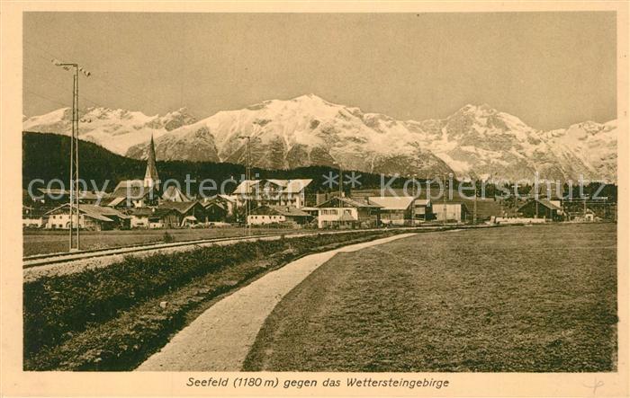 Seefeld Tirol mit Wettersteingebirge