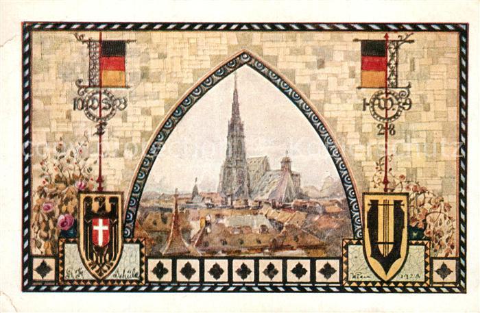 WIEN AT Fest Postkarte des Dt Saengerbundesfestes 1928