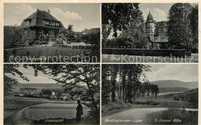 Wendlinghausen Erholungsheim Schloss Panorama