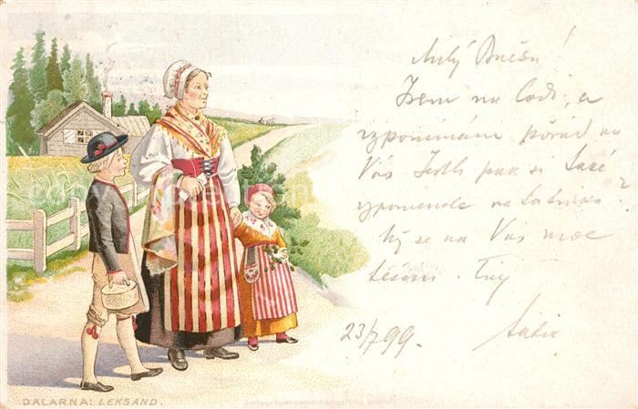 Leksand Mutter mit Kindern