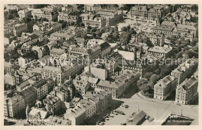 Sundsvall Fliegeraufnahme