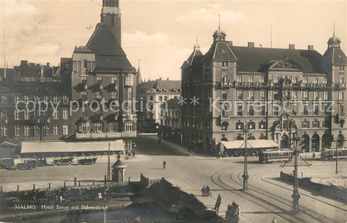 Malmoe Hotell Savoy och Skanepalatset