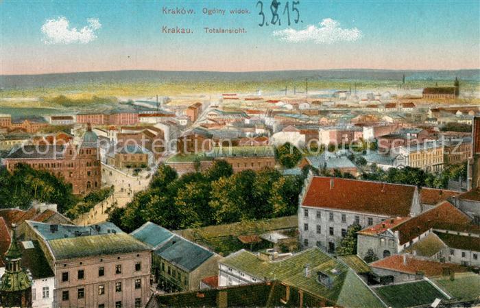 Krakau Krakow Panorama