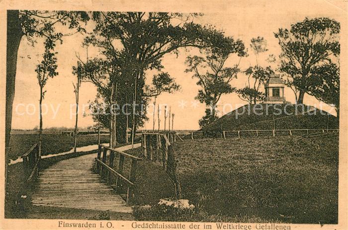 Einswarden Gedaechtnisstaette der im WK Gefallenen