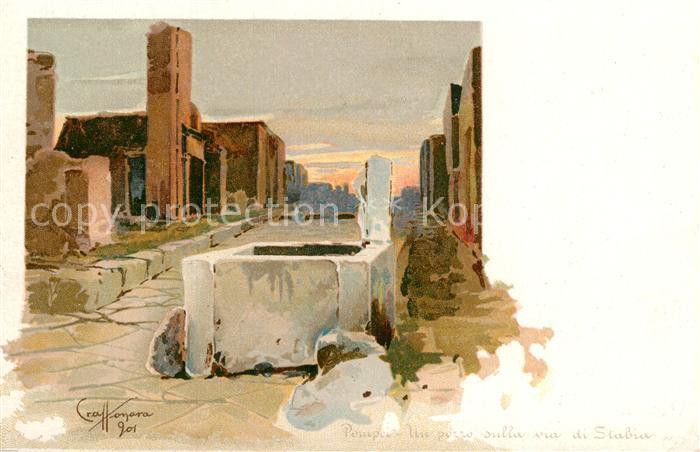 Pompei Un pozzo sulla via di Stabia