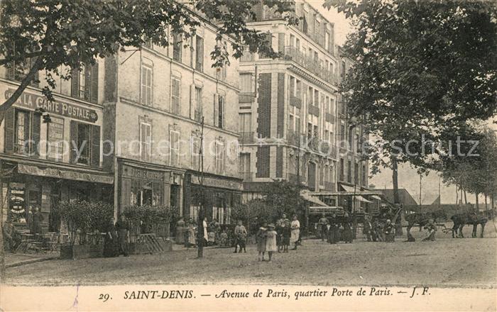 Saint-Denis Aude Avenue de Paris quartier Porte de Paris