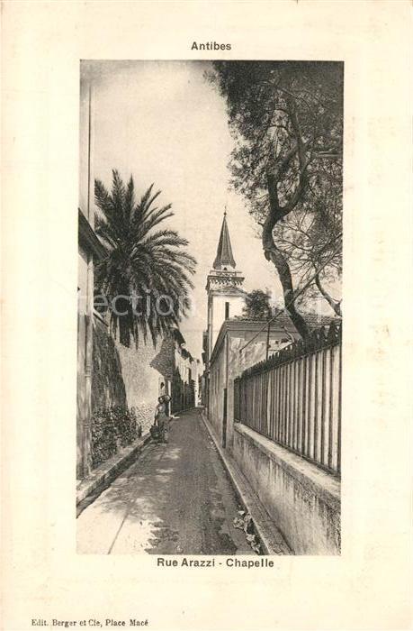Antibes Alpes Maritimes Rue Arazzi Chapelle