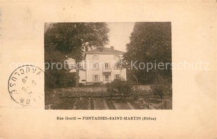 Fontaines-Saint-Martin Rue Gentil