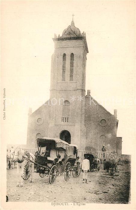 Djibouti Kirche Pferdekutsche
