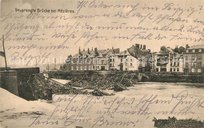 Mezieres-Charleville Gesprengte Bruecken