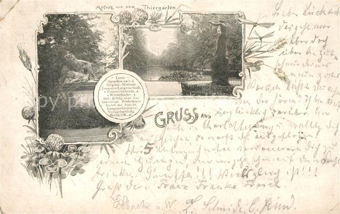 BERLIN  CITY Motive aus dem Thiergarten